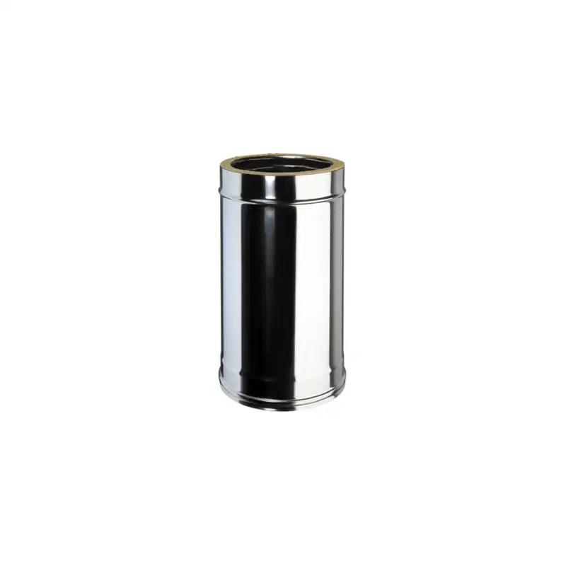 Élément Droit 0,5m - Conduit Inox Double Paroi Isolé Ø 300mm