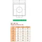 Plaque d'Écart au Feu - Conduit Inox Double Paroi Isolé Ø 300mm Plaque d'Écart au Feu - Conduit Inox Double Paroi Isolé Ø 300mm