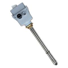 Thermoplongeur 4500W 230V avec thermostat réglable pour ballon tampon et ECS.