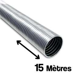 Couronne de tubage flexible inox Ø 300mm - longueur 15 mètres.