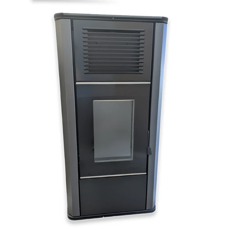 Poêle à Granulés Hydro et Air P20 - Chauffage Central 19,3kW - Gris Ø 80mm Poêle à Granulés Hydro et Air P20 - Chauffage Central 19,3kW - Gris Ø 80mm