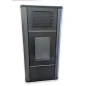 Poêle à Granulés Hydro et Air P20 - Chauffage Central 19,3kW - Gris Ø 80mm Poêle à Granulés Hydro et Air P20 - Chauffage Central 19,3kW - Gris Ø 80mm