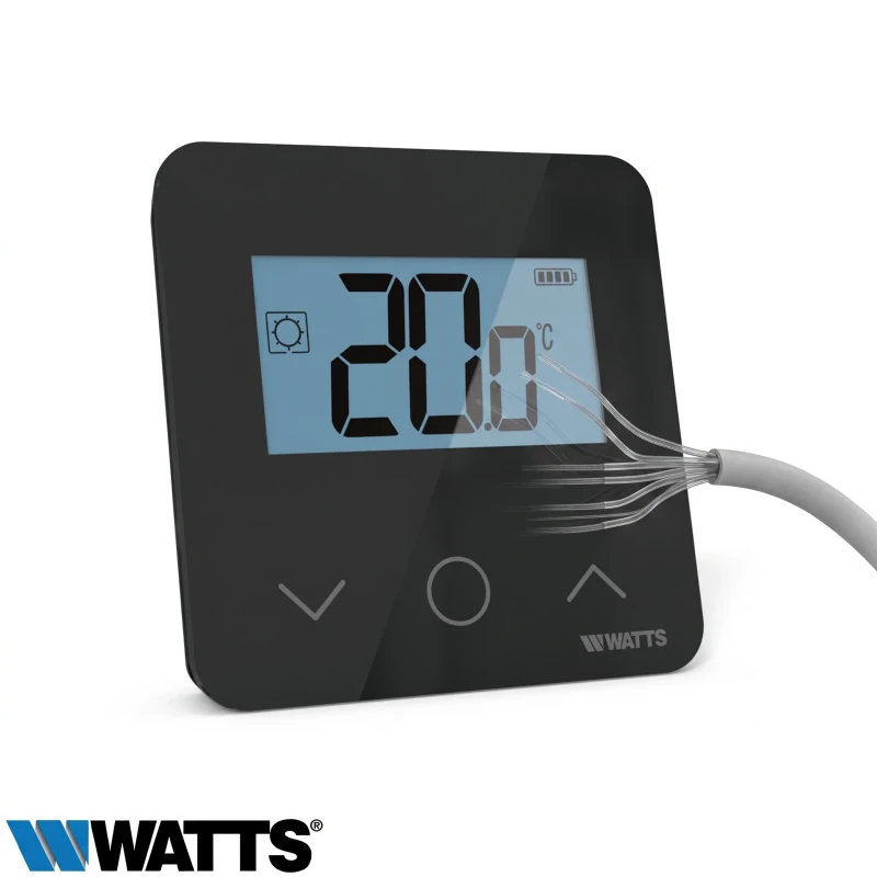 Thermostat Digital Filaire Watts WT-D03 HC Noir - WATTS Vision Wired Thermostat Digital Filaire Watts WT-D03 HC Noir - WATTS Vision Wired