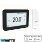 Kit Smart Thermostat Connecté WiFi Watts BTK-ST03 RF Noir + Récepteur Heat & Cool - WATTS Vision System Kit Smart Thermostat Connecté WiFi Watts BTK-ST03 RF Noir + Récepteur Heat & Cool - WATTS Vision System