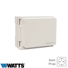 Transformateur d'alimentation 230V vers 24V 60VA avec prise secteur Watts WFC-TRF03 PLG.