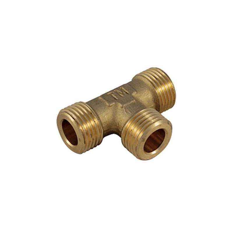 Té pour Joint Plat 3/4'' - DN20 Laiton