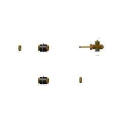 Ensemble raccordement 2 panneaux solaires