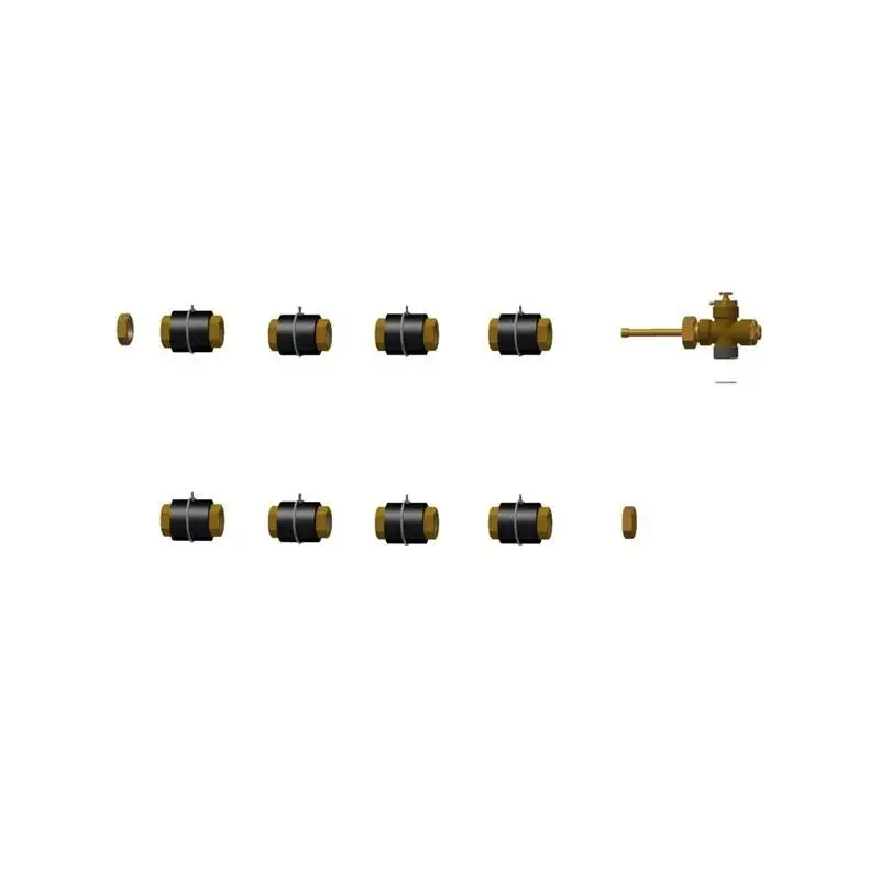 Kit de Raccordement Hydraulique pour 5 Panneaux Solaires G3/4"