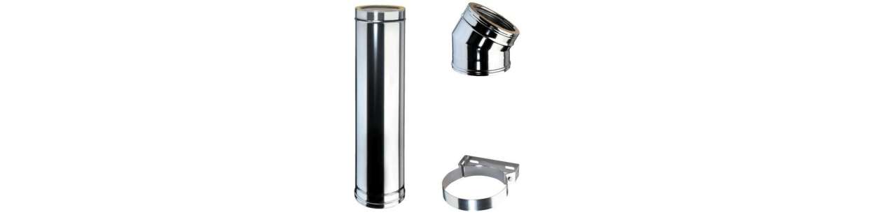 Conduit Cheminée Inox Double Paroi Isolé Ø 250mm