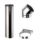 Cheminée Inox Simple Paroi 250mm