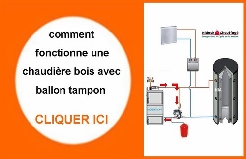 chaudière bois bûches Ballon tampon