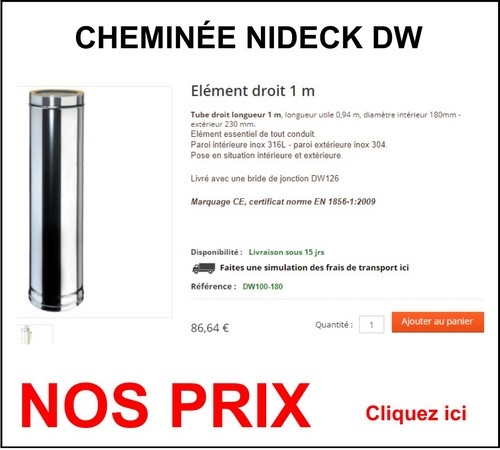 cheminée double paroi isolé