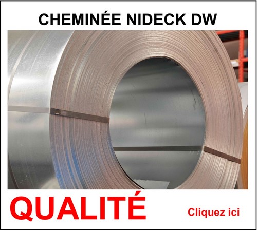 cheminée inox double qualité